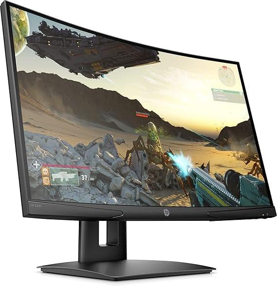 HP X24c 23.6″ VA Panel 144Hz 4ms FHD  Curved Gaming Monitor-9FM22AS 4