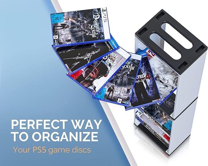 DOBE Game Storage Stand (36 Gaming Discs) – White 4