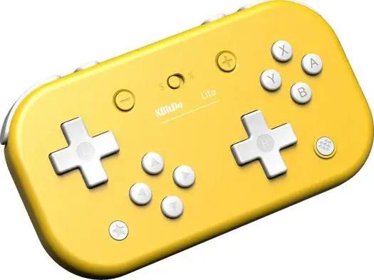 8Bitdo Lite جهاز تحكم بلوتوث أصفر 2