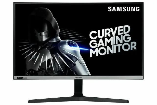 SAMSUNG 27-Inch  240Hz Curved Gaming Monitor  – Computer Monitor, 1920 x 1080p Resolution, 4ms Response Time, G-Sync Compatible, HDMI,Black (LC27RG50FQNXZA)