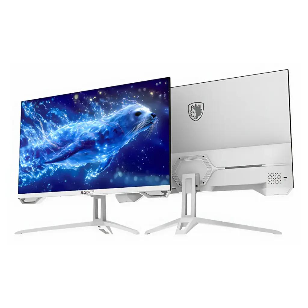 Sades SL-Sealion-24 SA-F01F24W, 24″ FHD 1920×1080, 120Hz, 1ms, HDMI 2.1, IPS, Flat Gaming Monitor – White