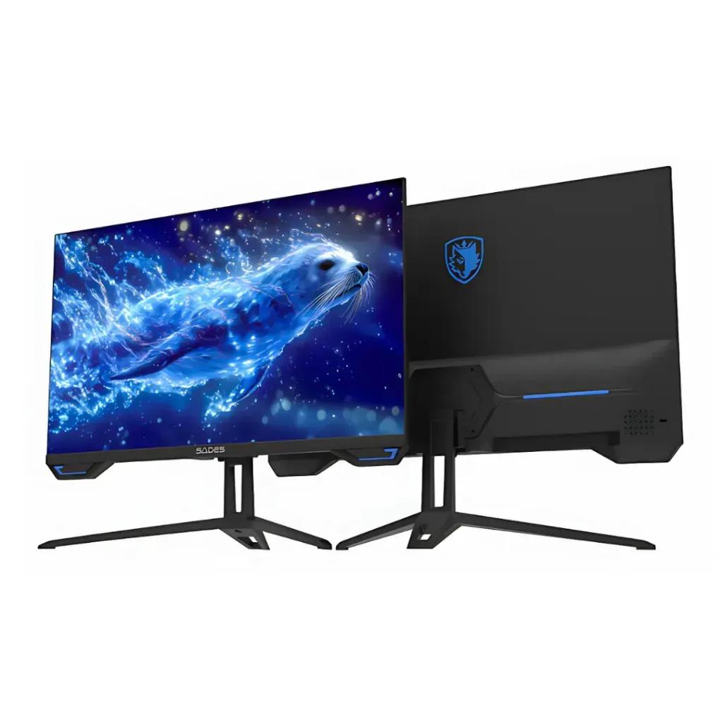 Sades SL-Sealion-27 SA-F01F27B, 27″ FHD 1920×1080, 120Hz, 1ms, HDMI 2.1, IPS, Flat Gaming Monitor – Black