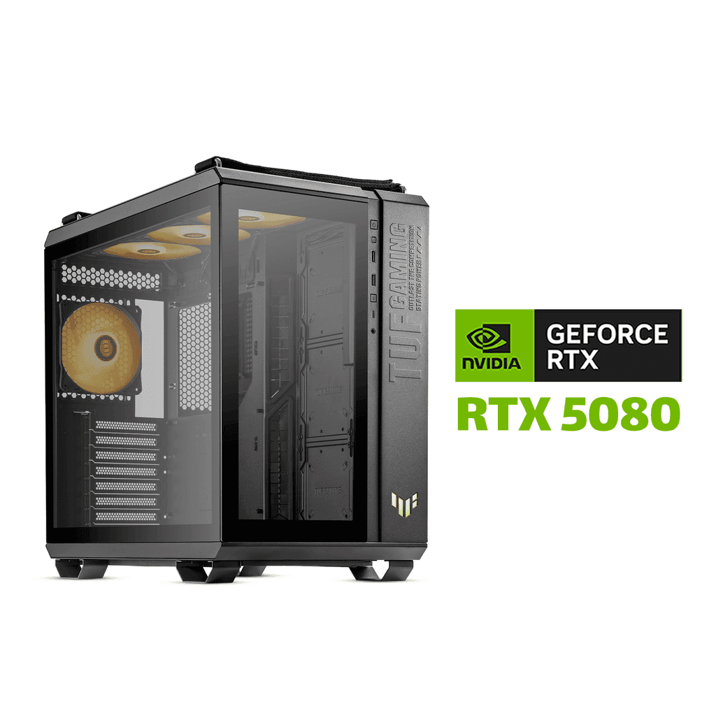 Gaming PC i9-14900K, Asus Intel Rog Maximus Z690 Hero MB, 64GB DDR5 RAM, 2TB NVMe SSD (7400), RTX 5080 16GB VGA, ThermalTake 1050 WATT GOLD PSU, ASUS ROG STRIX L360 Liquid Cooler, Asus TUF Gaming GT502 Plus Case, Windows 11 Pro (License)