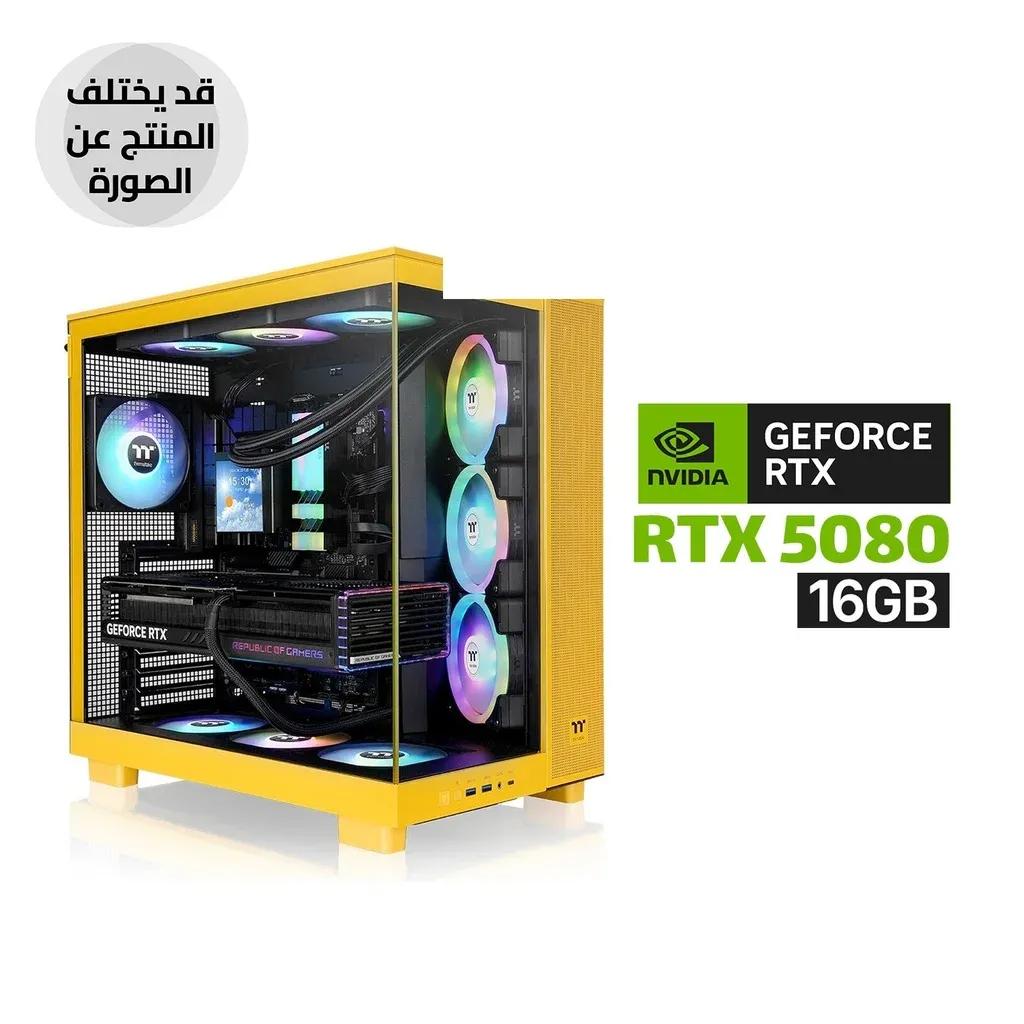 Gaming PC Ryzen 7 9800X3D, ASUS ROG STRIX X870-H WiFi 7, 32GB D5 6000, 2TB NVMe Gen4, RTX 5080 16GB, Asus ROG 1200W Platinum PSU, Asus ROG Strix L360 LCD AIO, TT View 380 XL with 4 ARGB Fans, Lian-Li Strimers, Win 11 Pro