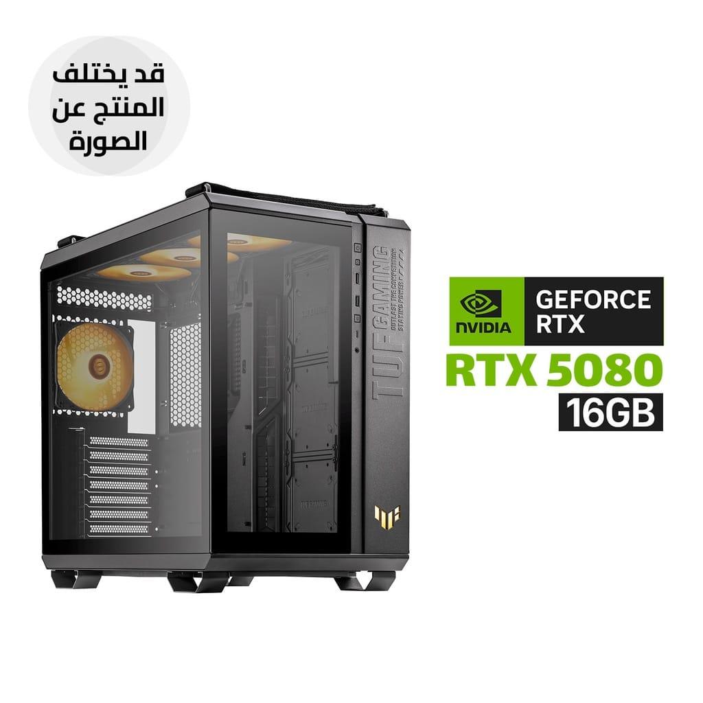 Gaming PC – AMD Ryzen 9 9950X3D, ASUS ROG STRIX X870E-H WiFi 7, 64GB DDR5 6000, Samsung Gen5 2TB SSD, RTX 5080 16GB, TUF III L360 Liquid Cooler, ROG Strix 1200W Platinum PSU, TUF GT502 Plus Case with 7 RGB Fans, Windows 11 Pro