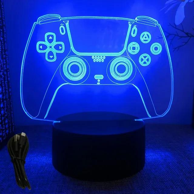 Light 3D PS 5 Joysticks Logo