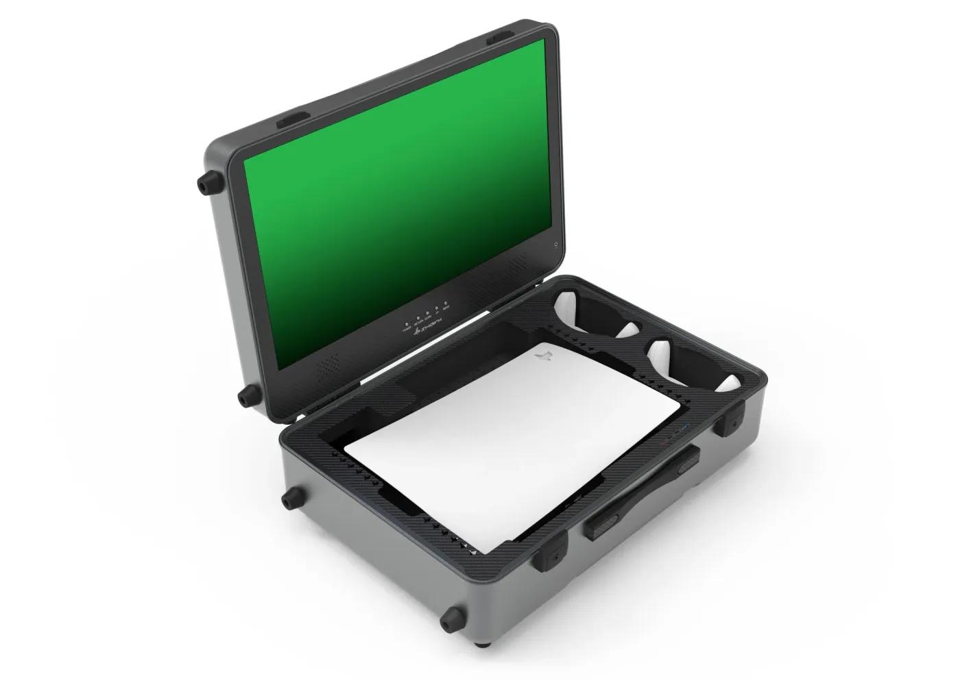 Sharx Quest 24", QHD, 165hz, 1 ms, IPS, Trolly Portable Gaming SuitCase 5