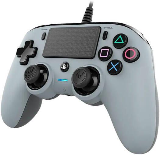 Nacon Wired Compact Controller For PlayStation 4 - Gray 0.45 kg 4