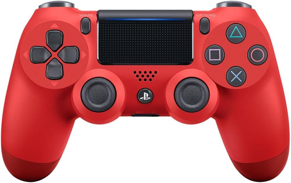 كُنْتَرُولَر وَيْرْلِس DUALSHOCK 4 لـ PS4 – أحمر ماجما