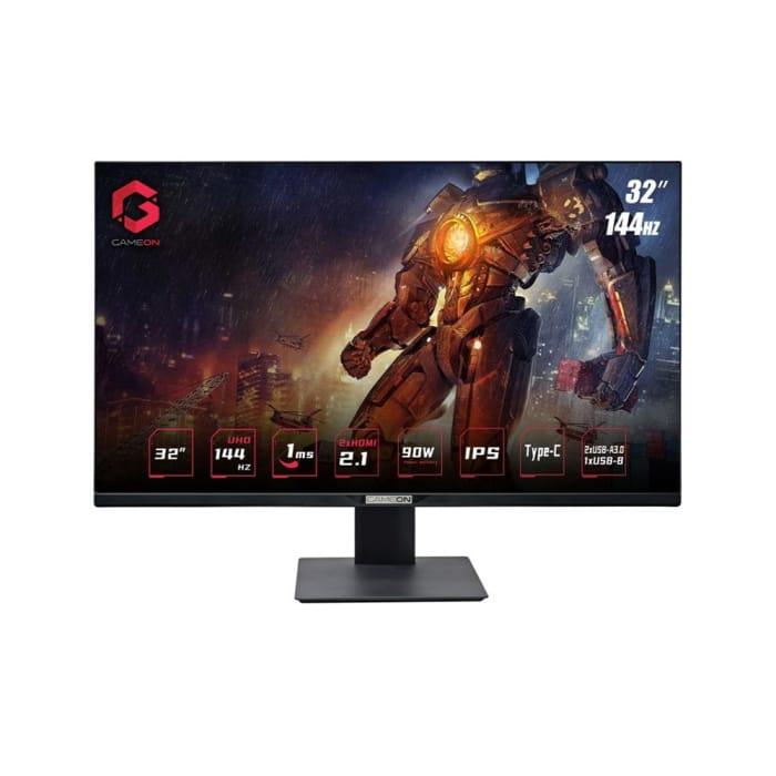 Gameon GO32UHD 32″ IPS Panel 144Hz 1ms UHD Flat Gaming Monitor