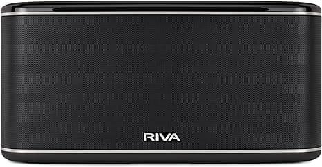 FESTIVAL Smart Speaker Mid-Size Wireless for Multi-Room music streaming and voice control works with Google Assistant (Black)