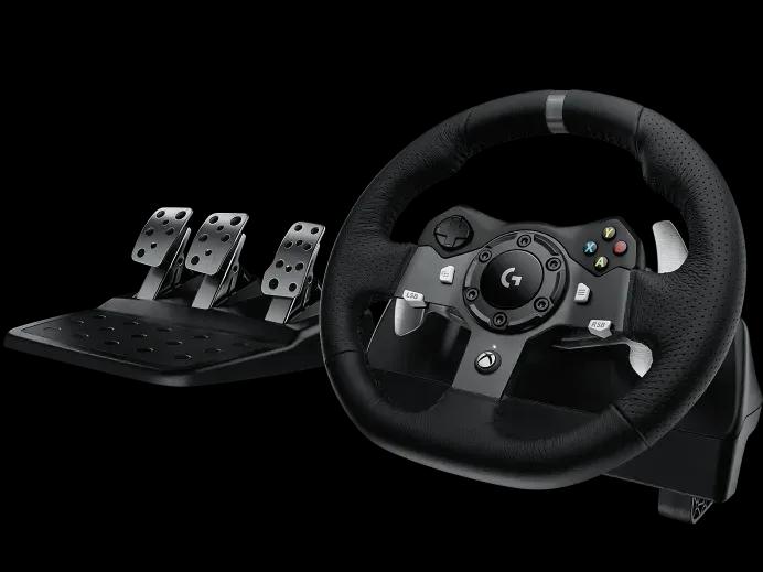 Logitech G920 Driving Force Racing Wheel for Xbox One and PC – Black