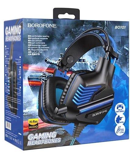 Brofone BO101 Wired Gaming Headphones – Blue