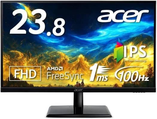 Acer EK241YEbmix Monitor, 23.8″ FHD IPS Display, 100Hz Refresh Rate, 1ms (VRB) Response Time, AMD FreeSync
