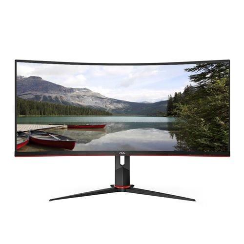 AOC CU34G2X 34″ 2K UWQHD (3440 x 1440) 144Hz UltraWide Curved Screen Gaming Monitor