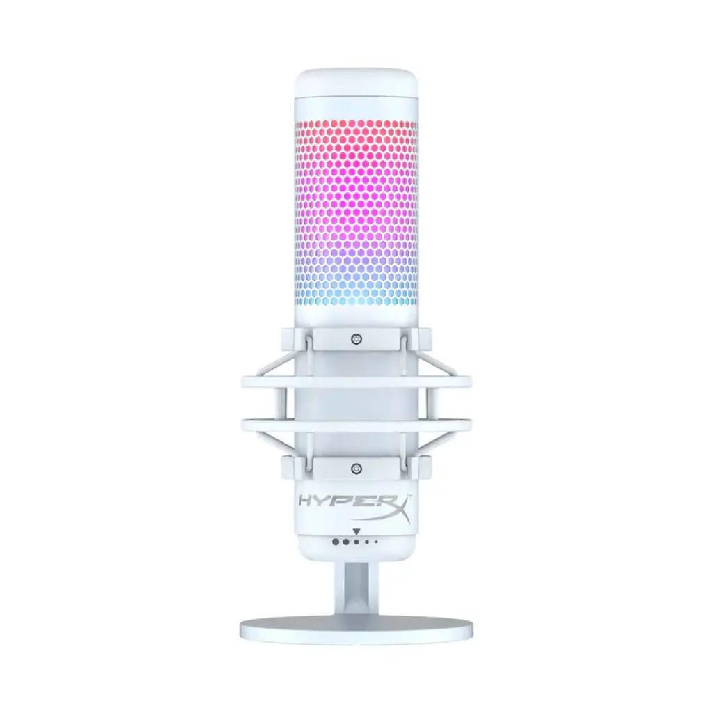 HyperX QuadCast S USB Microphone – WHITE