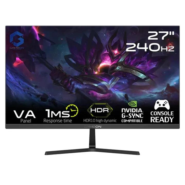 GAMEON 27” GOESP27240VA 16:9 FLAT, VA,HDMI 2.1,1920*1080, 240Hz+2DP+Audio out Gaming Monitor