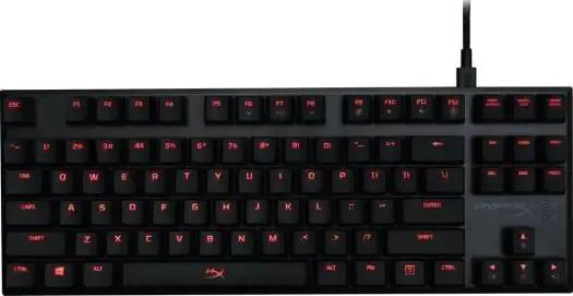 HyperX Alloy FPS Pro – Tenkeyless Mechanical Gaming Keyboard – 87-Key, Ultra-Compact Form Factor – Linear & Quiet – Cherry MX Red – Red LED Backlit | HX-KB4RD1-US/R2