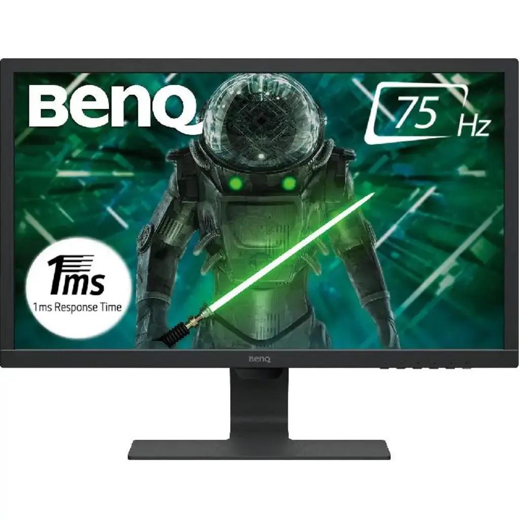 BenQ GL2480 Gaming Monitor 24″ FHD 1920x1080p 75Hz 1ms Fast Response Time | TN | Eye-Care Tech | Low Blue Light | Adaptive Brightness | Anti-Glare | HDMI | Tilt Screen | Headphone Jack,Black