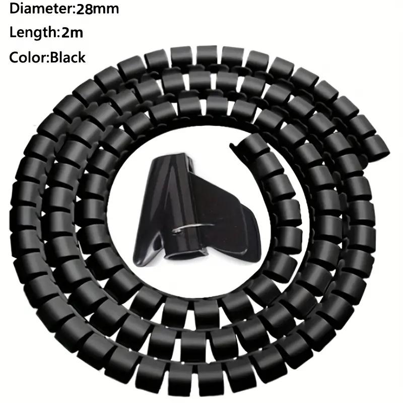Cable Management Sleeve in Black