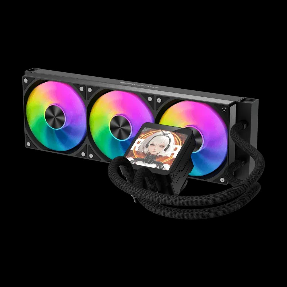 DarkFlash DV360S Wave Liquid CPU Cooler – Black