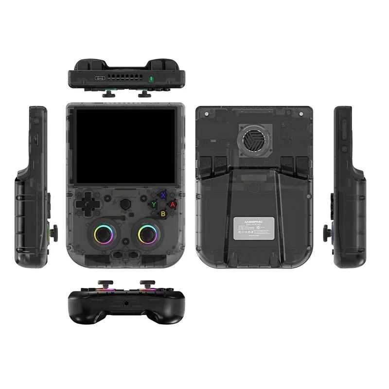 ANBERNIC RG406V – جهاز لعب ألعاب ريترو يدوي يُعرض الفيديو بشاشة 4 بوصة من نوع IPS، أندرويد 13، بلوتوث، واي فاي، 8 جيجابايت – 128 جيجابايت