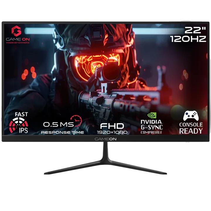GAMEON GOES22FHD120IPS 22″ FHD, 120Hz, MPRT 0.5ms, HDMI 2.1, Fast IPS Gaming Monitor (Support PS5) – Black
