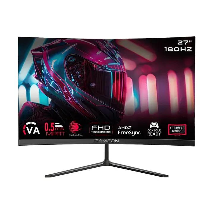 GAMEON GOC27F180VA 27″ FHD, 180 Hz, MPRT 0.5 ms, HDMI 2.1, VA PANEL Curved Gaming Monitor