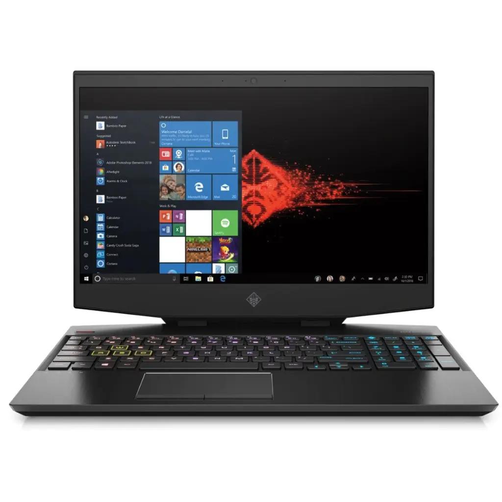 HP OMEN 15-DH0003NE Gaming Laptop – Core i7- Gen 9750H 2.6GHz 32GB RAM 1TB+256GB 32GB Ram – Graphics card RTX 2070 – 15.6inch FHD – Shadow black