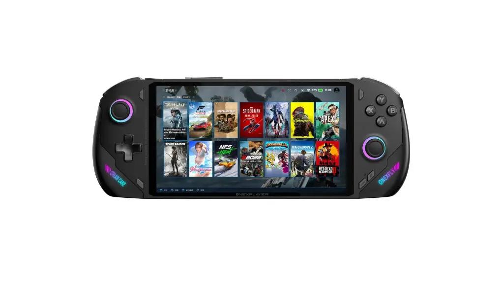 OneXPlayer OnexFly F1 Handheld Game Console, 7inch Display, AMD Ryzen7 Processor, 2TB Ssd – Black