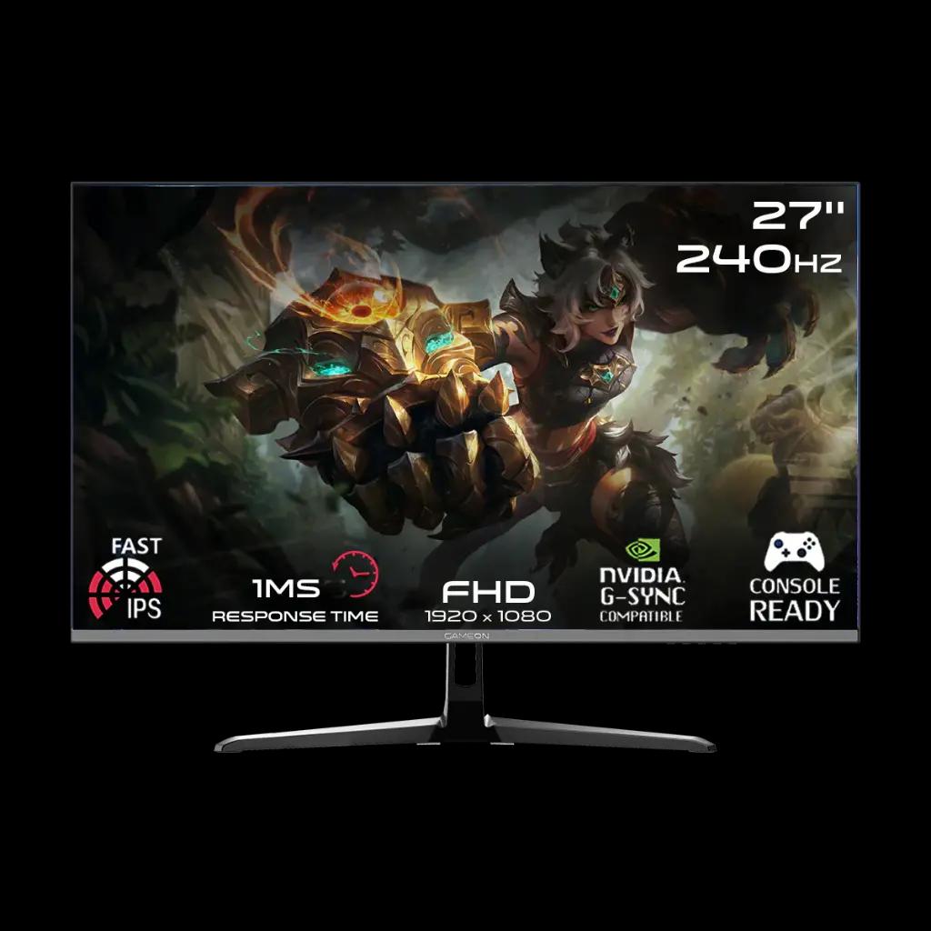 GAMEON GOESP27240IPS Esports Series 27″ FHD, 240Hz, MPRT 0.5ms, HDMI 2.1, Fast IPS Gaming Monitor (Supports PS5) – Black
