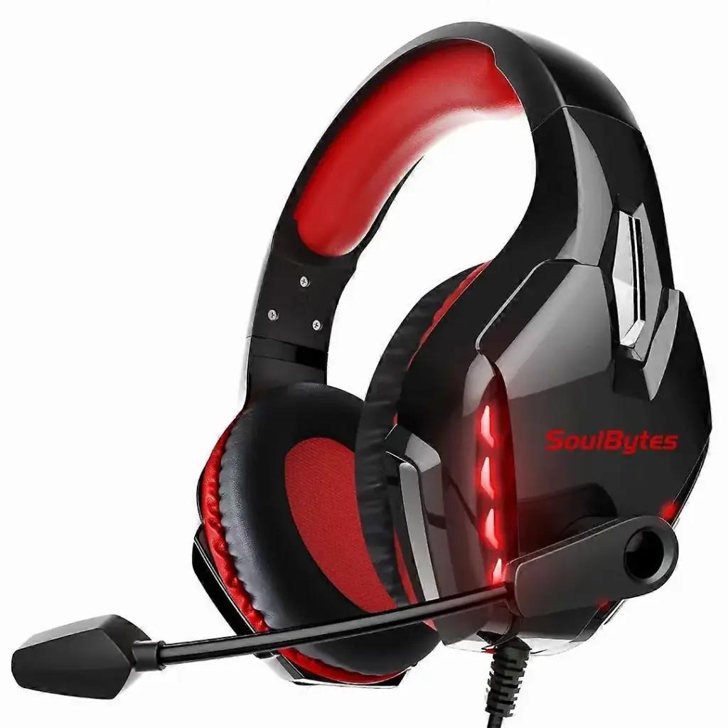 Soulbytes S11 USB + 3.5mm 4 Pin LED Light Gaming Headset
