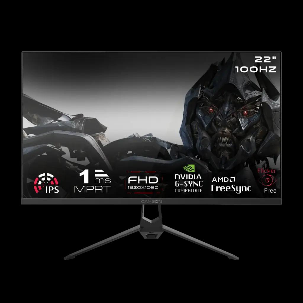 GAMEON GOES22FHD100IPS Essential Series 22″ FHD, 100Hz, MPRT 1ms, HDMI 2.1, IPS Gaming Monitor – Black