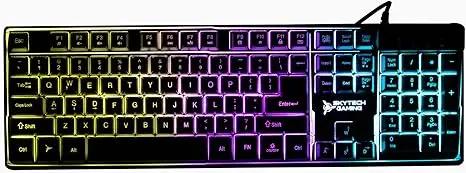 Skytech Gaming Classic K-1000 RGB Gaming Keyboard, 104 Keys USB Wired Keyboard – Black