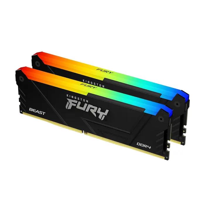 Kingston Fury Beast RGB 32GB (2x16GB) DDR4 3200MHz CL16 Memory Kit