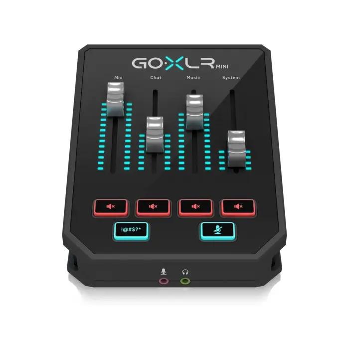 TC Helicon Go XLR Mini Online BroadCast Mixer With USB/Audio Interface And Midas Preamp – Black