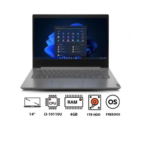 Lenovo V14 G1 IML Laptop, Intel Core i3-10110U, 1TB HDD, 4GB RAM, 14 Inch FHD, Intel UHD Graphics, FreeDos – Iron Grey