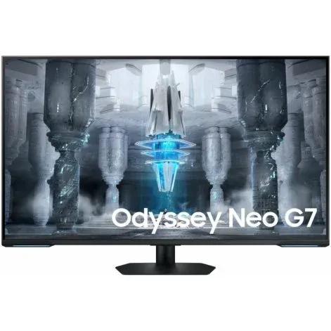 SAMSUNG 43″ Odyssey Neo G7 4K UHD 144Hz Smart Gaming Monitor, 1ms Response Time, HDR10+ Gaming, Wi-Fi / BT, AMD Freesync Premium Pro Technology, USB Hub 3.0, White | LS43CG700NMXUE