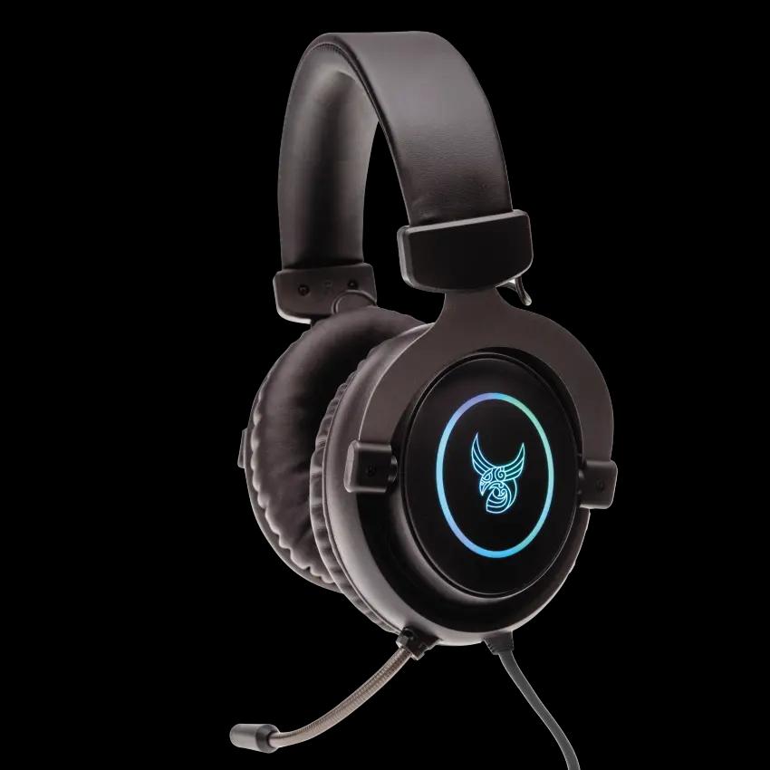 L33T Gjermundbu, Gaming Headset, 50mm Driver, LED, Black