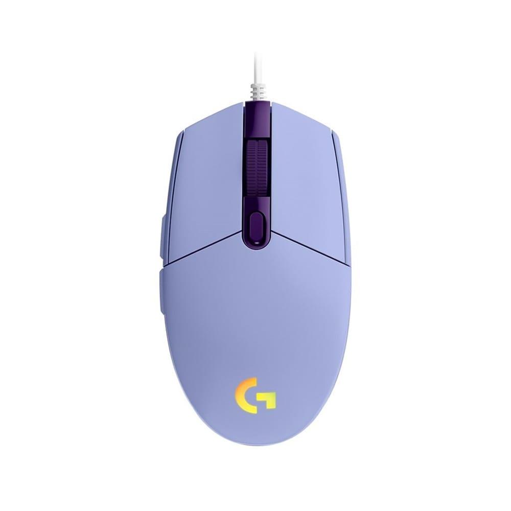 Logitech G203 LIGHTSYNC RGB Wired Gaming Mouse – Lilac