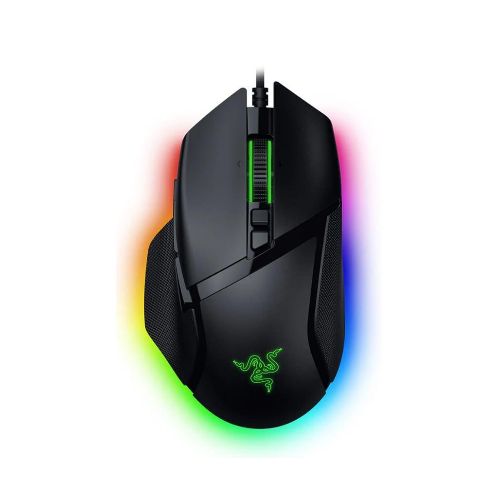 Razer Basilisk V3 35K Wired Ergonomic Gaming Mouse : HyperScroll Tilt Wheel, 35K DPI Optical Sensor Gen 2-13 Customizable Controls, Chroma RGB, Optical Switches Gen 3 – Black