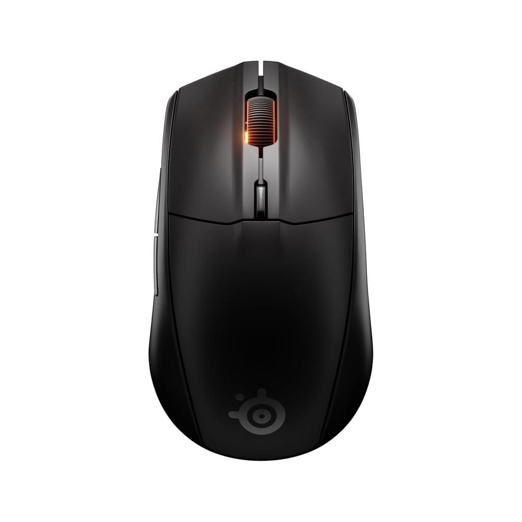 SteelSeries Rival 3 Wireless/Bluetooth Gaming Mouse TrueMove Air Sensor 18,000 DPI, 6 Programmable Buttons, 200Hr Battery Life For PC,PS5, Xbox X|S – Black