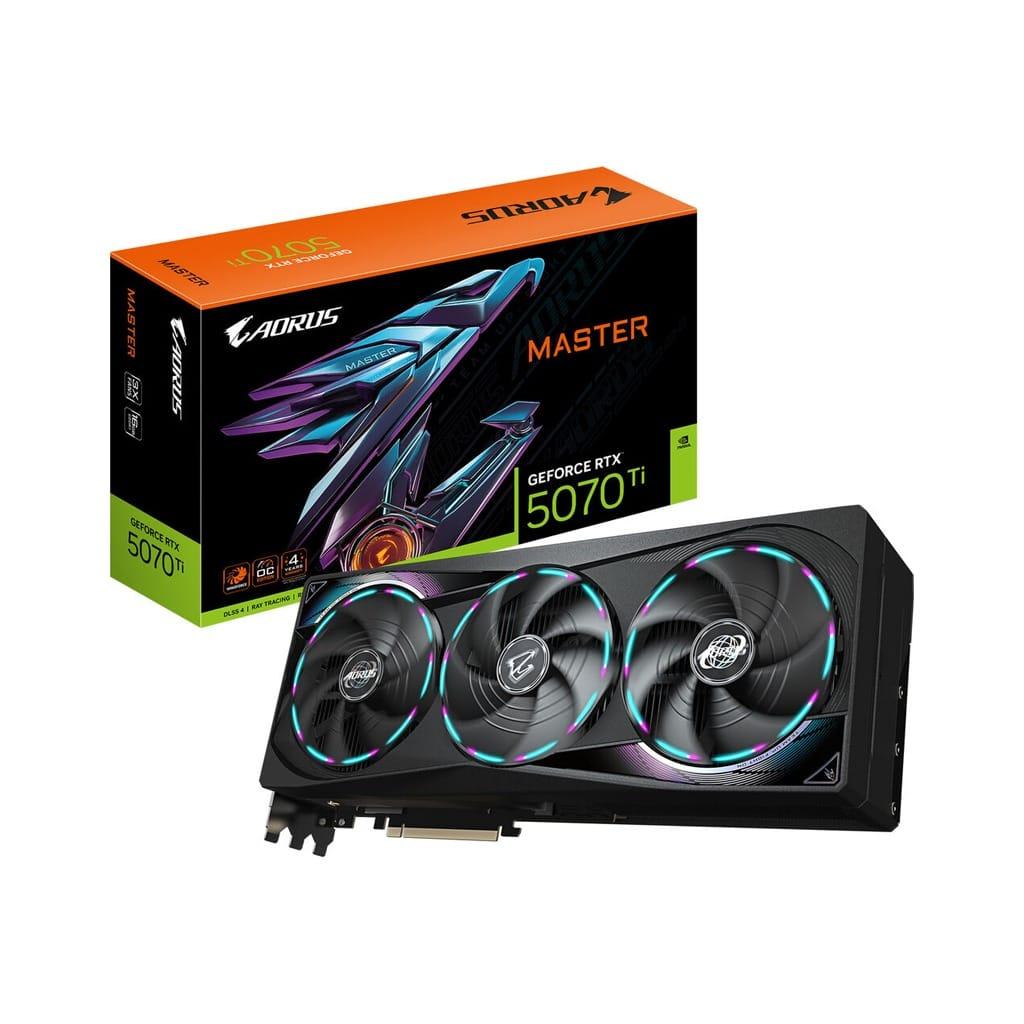 Gigabyte Aorus Master GeForce RTX 5070Ti 16GB OC Edition GDDR7 Graphics Card