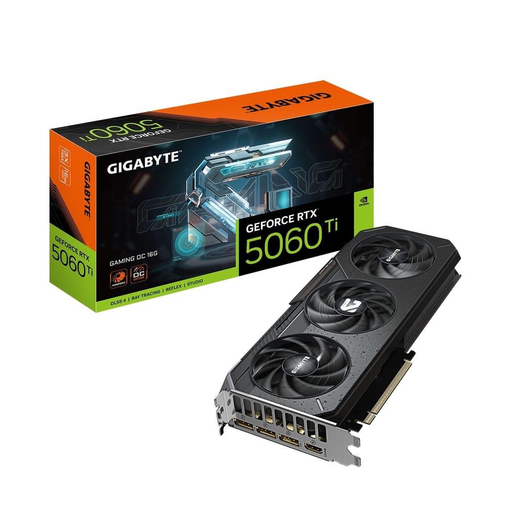 Gigabyte GeForce RTX 5060Ti Gaming OC Edition 16GB GDDR7 Graphics Card