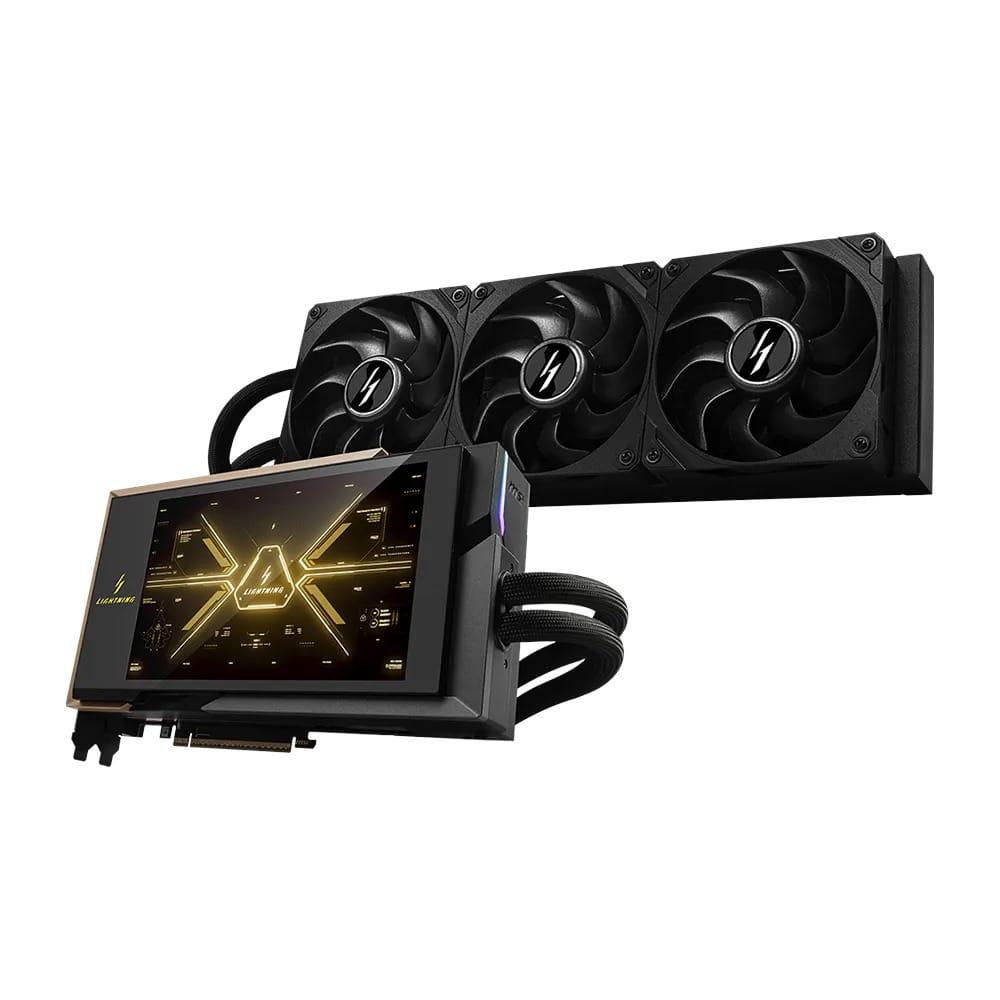 MSI LIGHTNING Z GeForce RTX 5090 32GB GDDR7 PCI Express Gen 5 liquid cooled Graphics Card – Black