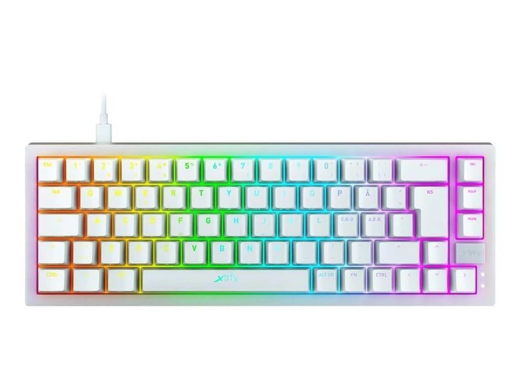 CHERRY XTRFY K5 COMPACT RGB Mechanical Gaming Keyboard – White