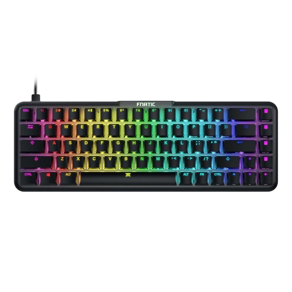 Fnatic Streak65 LP Ultra Fast Low Profile Switches 65% Compact Mechanical Keyboard – Black