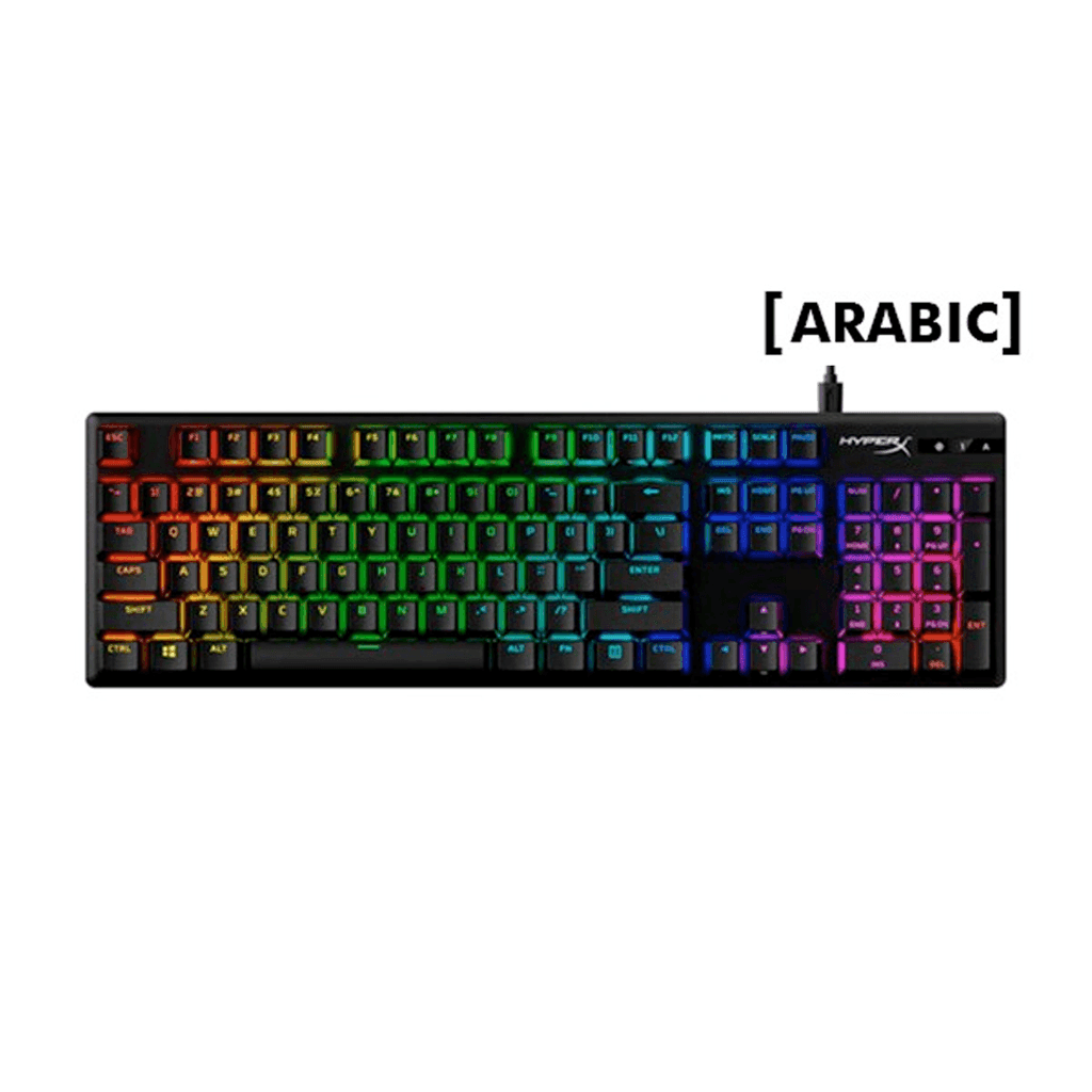 HyperX Alloy Origins Core Tenkeyless PBT RGB Wired Mechanical Gaming Keyboard Linear HX Red Switch Eng/Arb For PC,PS5,PS4,Xbox Series X|S & Xbox One