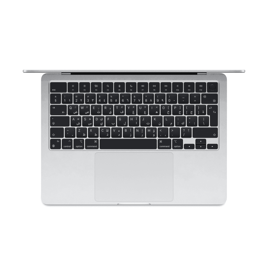 Apple MacBook Air 13″ M4 Chip 10-Core CPU 8-Core GPU 16GB RAM 256GB SSD (Eng/Arb) – Silver