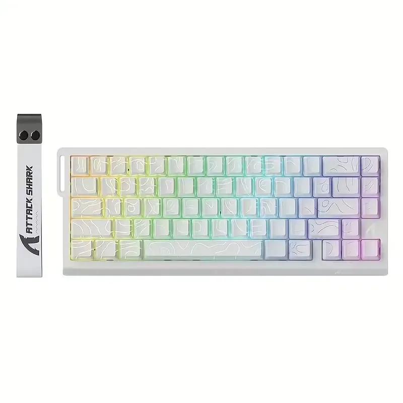 DK-61 Mechanical keyboard Wireless + WIRE – RGB (BLUE SWITCH)